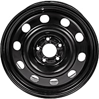 939-108 Steel Black Wheel, 17 in. X 7.5 in., 5 x 114.3 mm Bolt Pattern