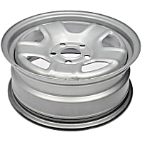 939-168 Steel Silver Wheel, 16 in. X 6.5 in., 5 x 114.3 mm Bolt Pattern