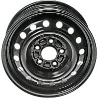 939-196 Steel Black Wheel, 15 in. X 6 in., 5 x 4.5 in. Bolt Pattern