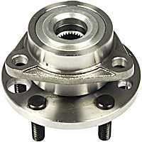 951-023 Front, Driver or Passenger Side Wheel Hub, 4 Lugs, With Bearing,, OE Solutions Series