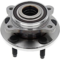 951-849 Rear, Driver or Passenger Side Wheel Hub, 5 Lugs, Sensor Not Included, FWD, OE Solutions Series