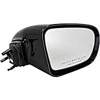 955-059 Passenger Side Mirror, Manual Adjust, Non-Heated, Non-Folding, Black, No Signal Light, No Memory, No Puddle Light, No Auto-Dimming, No Blind Spot Feature
