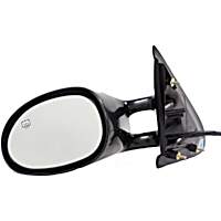 955-088 Driver Side Mirror, Power Adjust, Heated, Non-Folding, Black, No Signal Light, No Memory, No Puddle Light, No Auto-Dimming, No Blind Spot Feature