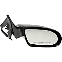 955-093 Passenger Side Mirror, Non-Folding, Non-Heated, Black, Without Blind Spot Feature, Without Signal Light