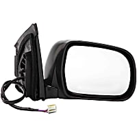955-1045 Passenger Side Mirror, Non-Folding, Heated, Black, Without Auto-Dimming, Without Blind Spot Feature, Without Signal Light, With Memory