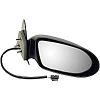 955-112 Passenger Side Mirror, Power Adjust, Non-Heated, Non-Folding, Black, No Signal Light, No Memory, No Puddle Light, No Auto-Dimming, No Blind Spot Feature