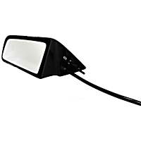 955-121 Driver Side Mirror, Manual Adjust, Non-Heated, Non-Folding, Black, No Signal Light, No Memory, No Puddle Light, No Auto-Dimming, No Blind Spot Feature