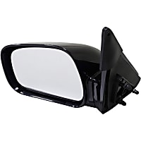 955-1234 Driver Side Mirror, Power Adjust, Heated, Non-Folding, Black, No Signal Light, No Memory, No Puddle Light, No Auto-Dimming, No Blind Spot Feature