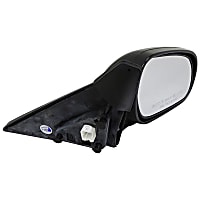 955-1245 Passenger Side Mirror, Power, Non-Heated, Power Folding, Black, No Signal Light, No Memory, No Puddle Light, No Auto-Dimming, No Blind Spot Feature