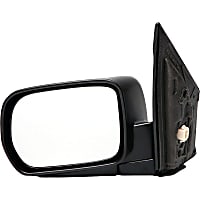 955-1700 Driver Side Mirror, Power, Heated, Manual Folding, Black, No Signal Light, No Memory, No Puddle Light, No Auto-Dimming, No Blind Spot Feature