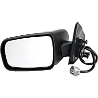 955-1787 Driver Side Mirror, Power Folding, Heated, Black, Without Auto-Dimming, Without Blind Spot Feature, Without Signal Light, Without Memory