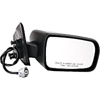 955-1791 Passenger Side Mirror, Power Adjust, Non-Heated, Manual Folding, Black, No Signal Light, No Memory, No Puddle Light, No Auto-Dimming, No Blind Spot Feature