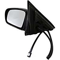 955-320 Driver Side Mirror, Power Adjust, Non-Heated, Non-Folding, Black, No Signal Light, No Memory, No Puddle Light, No Auto-Dimming, No Blind Spot Feature
