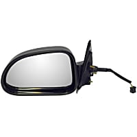 955-389 Driver Side Mirror, Non-Folding, Non-Heated, Black, Without Auto-Dimming, Without Blind Spot Feature, Without Signal Light, Without Memory