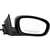 955-703 Passenger Side Mirror, Power, Non-Folding, Non-Heated, Black, Without Auto-Dimming, Without Blind Spot Feature, Without Signal Light, Without Memory