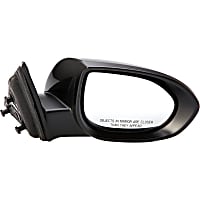 955-864 Passenger Side Mirror, Non-Folding, Non-Heated, Black, Without Auto-Dimming, Without Blind Spot Feature, Without Signal Light, Without Memory