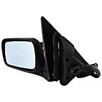 955-894 Driver Side Mirror, Power, Manual Folding, Non-Heated, Black, Without Auto-Dimming, Without Blind Spot Feature, Without Signal Light, Without Memory