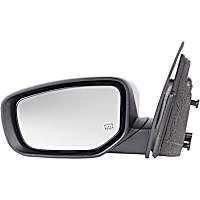 959-185 Driver Side OE Solutions Series Mirror, Power Adjust, Heated, Manual Folding, Black, No Signal Light, No Puddle Light, No Auto-Dimming, No Blind Spot Feature