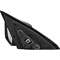 959-208 Driver Side Mirror, Power, Non-Heated, Non-Folding, Black, No Signal Light, No Memory, No Puddle Light, No Auto-Dimming, No Blind Spot Feature