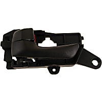 96522 Front, Driver Side Black Interior Door Handle, Without door lock button, Help Series