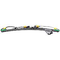 Rear, Driver Side Power Window Regulator, Without Motor