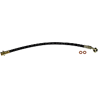 H620348 Front, Driver or Passenger Side First Stop Series Brake Line, Metal and Rubber