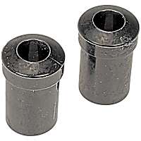 LB81570PR Leaf Spring Bushing - Black, Rubber, Direct Fit, Set of 2