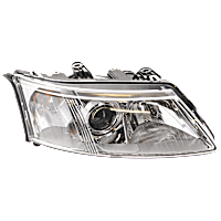 Passenger Side Headlight, with Bulb, Halogen, Clear Lens