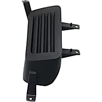 Front, Driver Side Fog Light Cover, Black