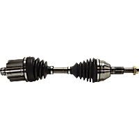 Front, Driver or Passenger Side Axle Assembly, Transfer Inner Stub Shaft From Original Axle to Replacement CV Axle, 21.25 in. Compressed Length, M24 x 2.0 Spindle Nut Thread Size