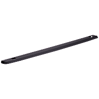 Textured Bed Rail Cap, Black, Plastic
