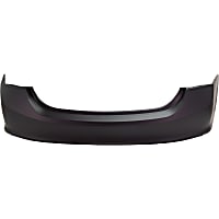 Rear Bumper Cover, Primed, For Models without Blind Spot Detection and Parking Aid Sensor