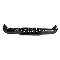 Step Bumper, Painted Black Face Bar Only; Without pad provision Without mounting bracket(s)