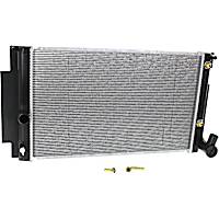 Radiator, 2.5L Engine, Automatic or Manual Transmission, Aluminum Core, Plastic Tank