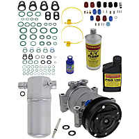 A/C Compressor, With Clutch, 6-Groove Pulley, 4.3L, OE-Style Compressor