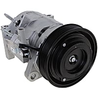 A/C Compressor, With Clutch, 6-Groove Pulley, 3.3L/3.8L Engine