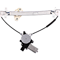 Front, Driver Side Window Regulator, Power, Base Model, 4 Cyl., 2.4L Engine