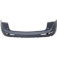 Rear Primed Bumper Cover, For Models Without S-Line Package, Without Parking Aid Sensor Holes