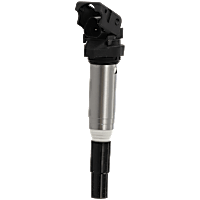Ignition Coil, (6 Cyl., 2.2L/2.5L/3.0L/3.2L)/(8 Cyl., 4.4L/4.6L/4.8L)/12 Cyl., 6.0L Engines, Black and Silver Coil