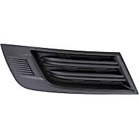 Front, Passenger Side Fog Light Cover, Textured Black