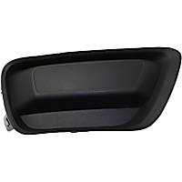 Front, Passenger Side Fog Light Cover, Textured Black