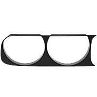 Passenger Side Headlight Bezel, Black