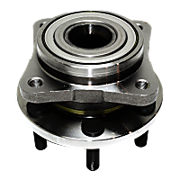 Wheel Hub, With Bearing, 6 x 4.5 in. Bolt Pattern