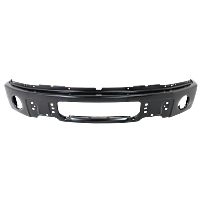 Front Bumper, Powdercoated Black, Without Mounting Brackets