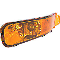 Front, Driver Side Turn Signal Light, With bulb(s)