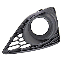 Front, Passenger Side Fog Light Trim, Textured Black, Bezel, SE/Sport Models
