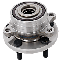 Front or Rear, Driver or Passenger Side Wheel Hub, With Bearing, 5 x 4.5 in. Bolt Pattern