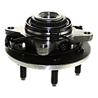 Front, Driver or Passenger Side Wheel Hub, With Bearing, 6 x 5.32 in. Bolt Pattern