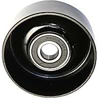 Accessory Belt Idler Pulley, Serpentine, Flat, 1.48 in. width