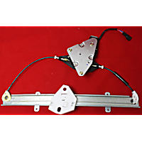 Front, Passenger Side Power Window Regulator, With Motor